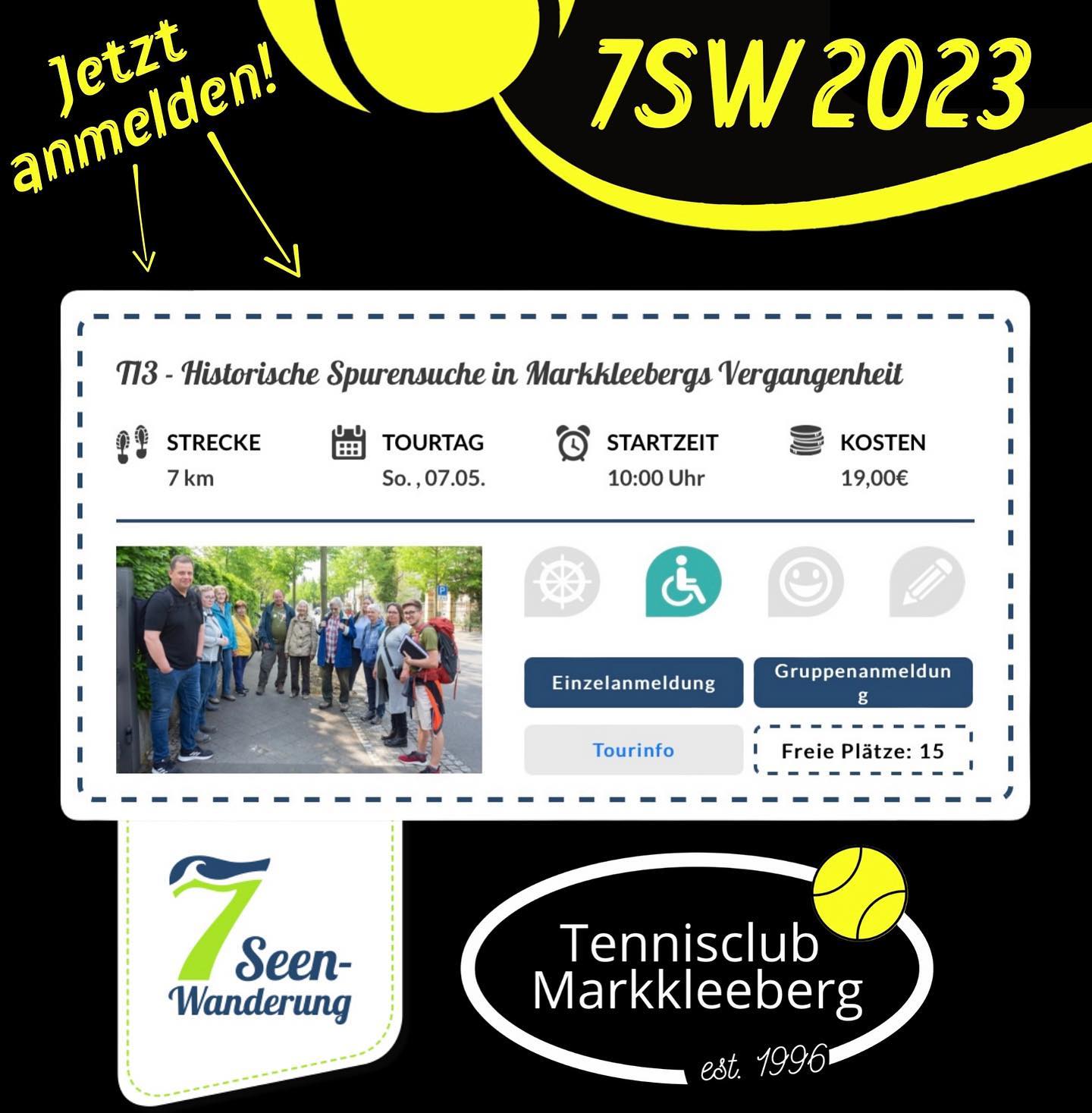 Wenn ihr mehr über die dunkle Geschichte des Tennissports in Markkleeberg und Leipzig erfahren wollt, aufgepasst: Der Tennisvereins Rot-Weiß-Markkleeberg, einer der größten jüdischen Tennisvereine Leipzigs der 20er und 30er-Jahre, wird im Rahmen der @7seenwanderung 2023 auf der T13-Spurensuche-Tour einen der Schwerpunkte darstellen! Meldet euch jetzt für den 07.Mai an unter www.7seen-wanderung.de
#tennis #markkleeberg #leipzig #spurensuche #7seenwanderung #history #geschichte #