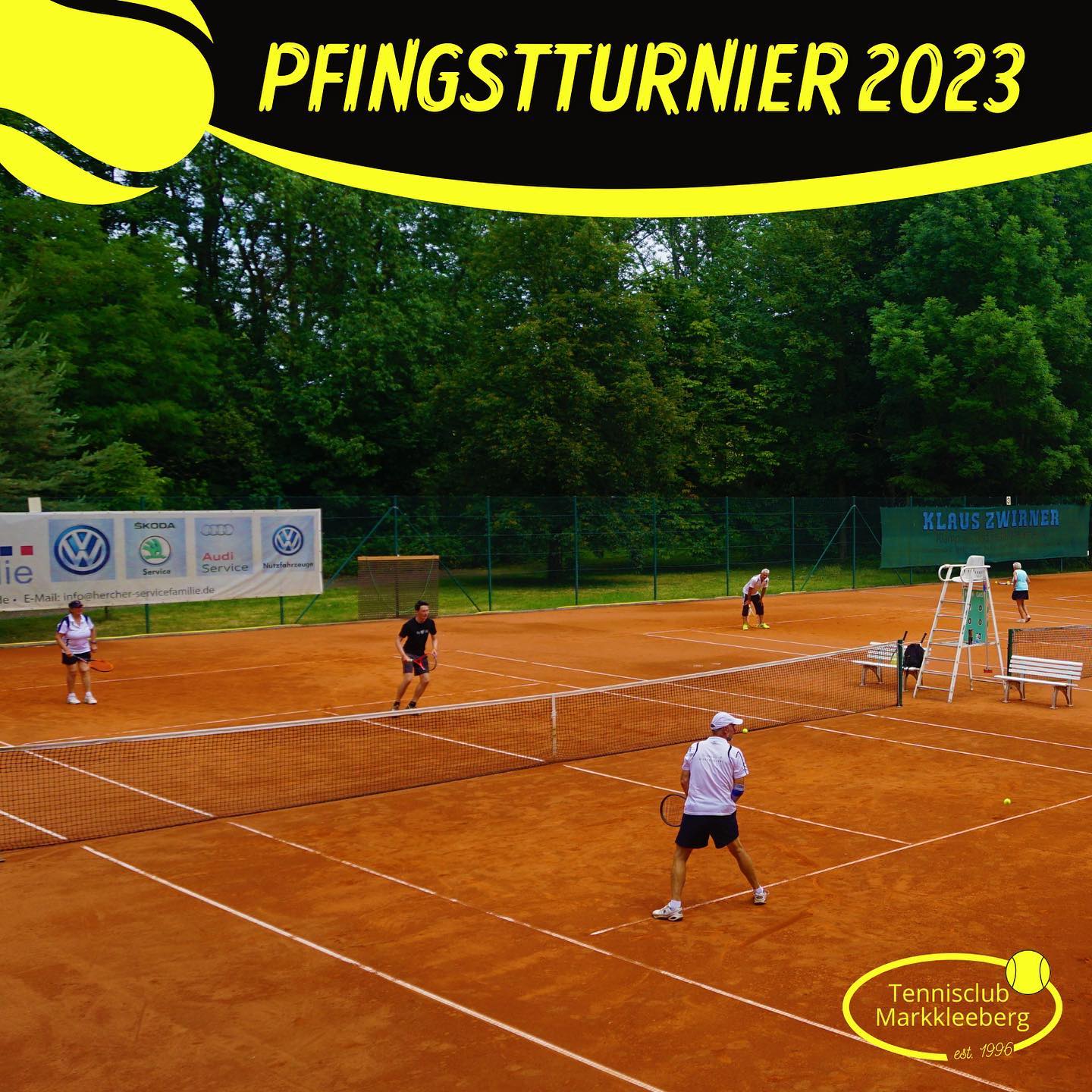 Am Montag den 29.Mai um 10 Uhr ist es endlich soweit – unser neu konzipiertes Pfingssturnier im Doppelformat feiert Premiere! Die Teilnehmer erhalten weiterhin per Los rundenweise neue Partner, die Gegner werden jedoch fortan per Altersvergleich ermittelt: Beispiel: Hans (12) und Matthias (58) sind zusammen 70 Jahre alt und spielen damit gegen dasjenige Doppel mit der naheliegendsten Alterssumme. Für die Verpflegung wird per Mitbringbuffet durch die Teilnehmer gesorgt, die Startgebühr beträgt 5 Euro. Gäste sind herzlich willkommen! Wir freuen uns auf unterhaltsame Spiele unter der Leitung von Turnierdirektorin Sophie Baumgarten! #pfingstturnier #schleifchenturnier #turnier #saisonauftakt #doppel #gemeinsamtennis #sogehtsaechsisch #sogehtsächsisch #sachsentennis #leipzig #markkleeberg #gäste #Sonne #pfingsten #pfingsteninleipzig