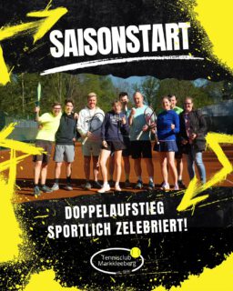 Saisonstart? Gelungen! Unsere Aufstiegshelden des vergangenen Winters haben diesen Erfolg direkt zu Beginn der Saison gebührend gefeiert und sich direkt für die anstehenden Punktspiele warmgespielt. 🥎 Termine folgen :) So kann der Sommer nur grandios werden! 😁💪🏻

PS: Wir sehen uns am Samstag und Sonntag jeweils ab 10 Uhr auf dem Stadtsportfest Markkleeberg 👋🏻

PT

#saisonauftakt #saisonstart #tennis #leipzig #leipzigtennis #markkleeberg #aufstieg #party #sogehtsaechsisch #sogehtsächsisch #wirliebentennis #restart #sonne #team #mannschaft #mixed #mixedteam #punktspiel #aktive