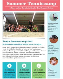 Und für unsere jüngsten Tennis-Enthusiasten: Noch bis 03., 10. und 17.07.2022 könnt ihr euch für die sportlichen Tennis-Feriencamps von @sebastiandietrich0 anmelden. Also seid dabei und genießt absoluten Ferienspaß! Mehr Informationen unter vwww.tc-markkleeberg.de/training
#tennis #markkleeberg #tennisleipzig #markkleeberg #tcmarkkleeberg #team #mannschaft #sogehtsaechsisch #sogehtsächsisch #sport #sonne #sportmarkkleeberg #weareback #fastlearning #leipzig #agra #tennislover #schnuppern #lebedeintennis #tennislove #gemeinsamtennis #tennisbeginner #nextgeneration #nextgen #nachwuchsstars #kids #sommercamp #tenniscamp #summercamp
