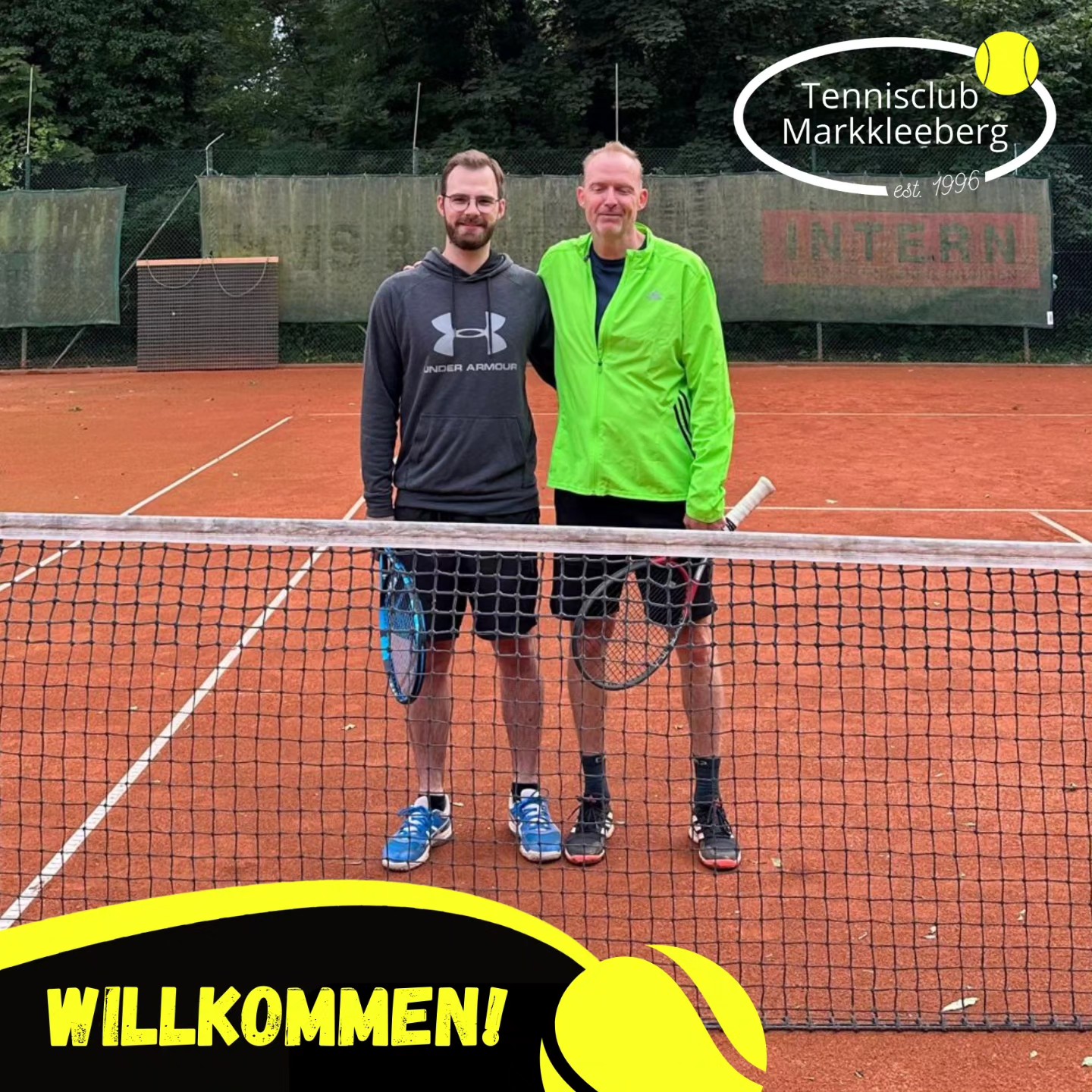 Wir freuen uns, zwei neue Mitglieder unserer Herrenmannschaft nun auch offiziell begrüßen zu dürfen! Manni und Konrad bereichern unser Team seit dieser Saison und wir können sagen: Schön, dass ihr da seid, ihr passt zu uns, Jungs! Während der schier unermüdliche Manni aus der alten Heimat zu uns wechselte, wagte Konrad nach 15 Jahren ein Comeback auf dem Court und begeisterte mit einem Start von 0 auf 100. Wir sind gespannt auf die Zukunft der vergrößerten Mannschaft! #tennis #markkleeberg #leipzig #leipzigtennis #Mannschaft #neuzugänge #neuzugang #Team #willkommen #zuwachs #sogehtsaechsisch #sogehtsächsisch #sachsentennis #bereicherung