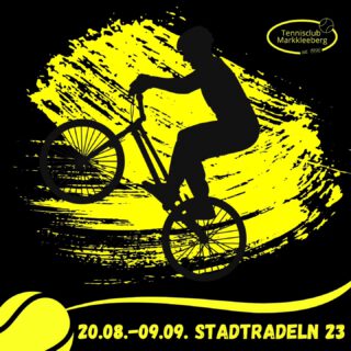 Das Stadtradeln kehrt zurück! Nachdem wir im letzten Jahr bereits den Sieger der Markkleeberger Einzelwertung stellen konnten, wollen wir es diesmal als Team wissen: Unter dem Namen "The Topspin-Turbo-Cyclicst"greifen wir vom 18.08.-09.09.2023 in der Teamwertung an. Egal ob Mitglied oder nicht, sammelt mit uns Kilometer, spart CO² und radelt euch fit für den Winter! Die passende App findet ihr in den gängigen Appstores #radeln #stadtradeln #bike #fahrrad #sport #challenge #gemeinsamtennis #sogehtsaechsisch #sogehtsächsisch #sachsentennis #leipzig #markkleeberg #gäste #Sonne