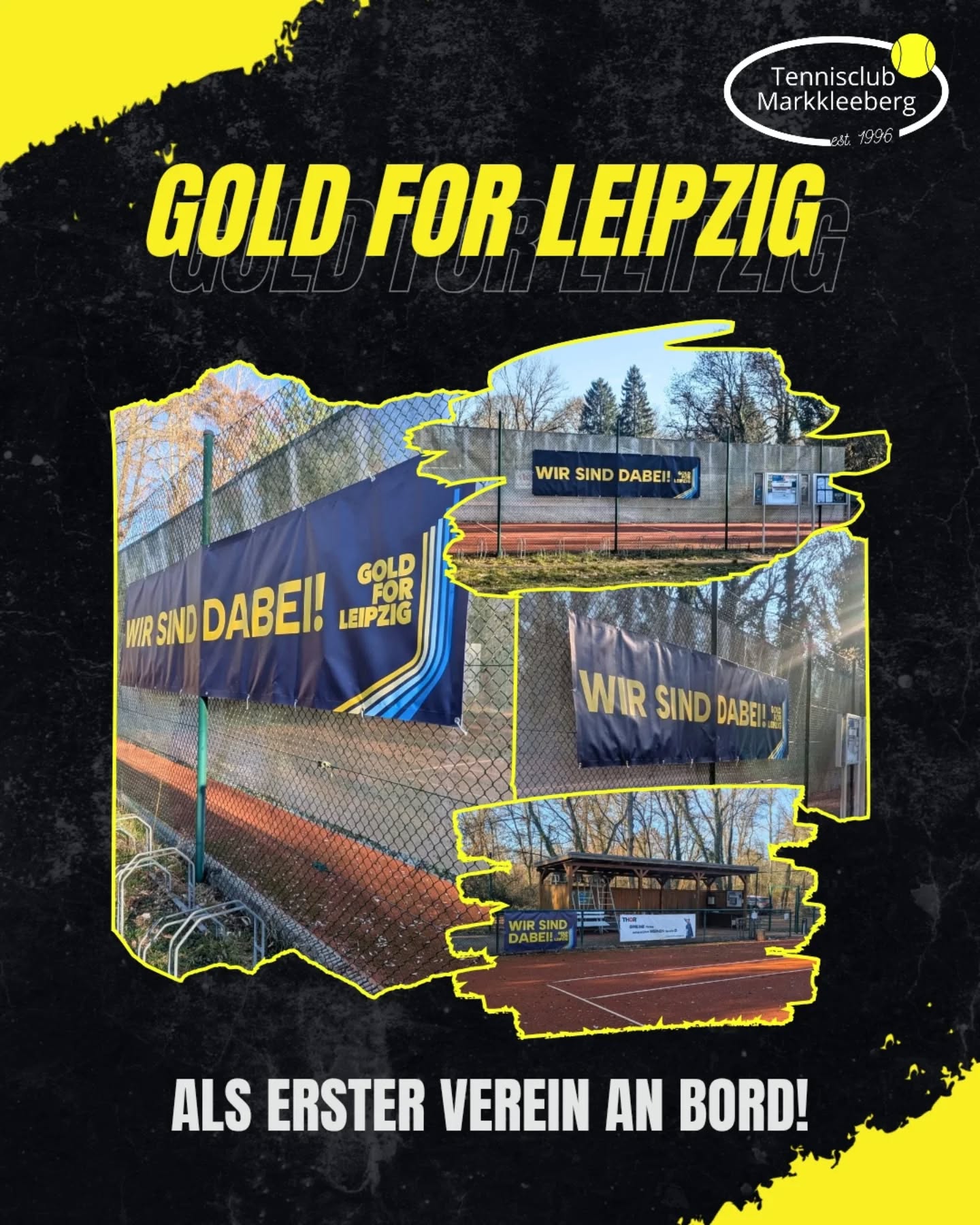 Wir glauben an den Traum Olympischer Spiele in Leipzig! 🥇🥈🥉🏆 Und deswegen hängen bereits seit Anfang März Banner mit unserem Bekenntnis zur Kampagne "Gold for Leipzig" @goldforleipzig an unseren Zäunen - wir waren damit echte Vorreiter in Markkleeberg! Mittlerweile hat sich auch die Stadt angeschlossen 😎 Wir schicken damit eine Botschaft nach ganz Sachsen: Olympia ist möglich!

#olympia #goldforleipzig #olympicgames #leipzig #markkleeberg 

PT
